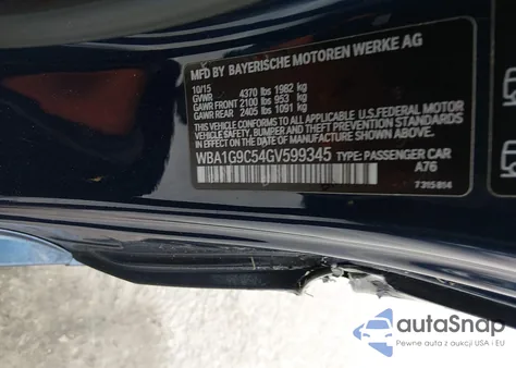 2016 BMW 228I xDrive z USA, uszkodzony, nr VIN WBA1G9C54GV599345